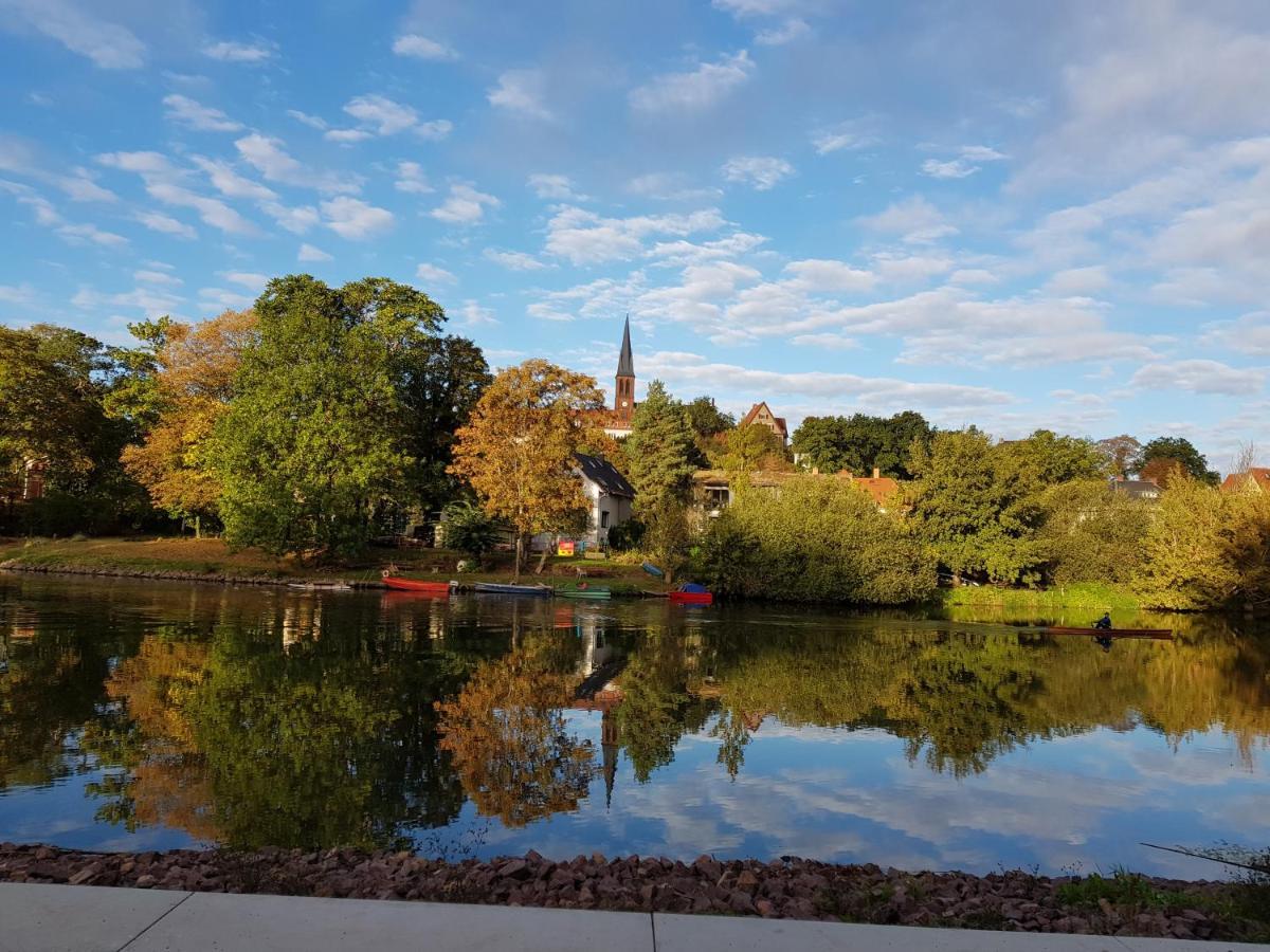 Tipp - Halle Idyllisch Am Fluss Krollwitz エクステリア 写真
