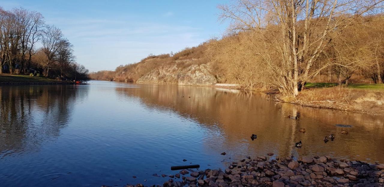 Tipp - Halle Idyllisch Am Fluss Krollwitz エクステリア 写真